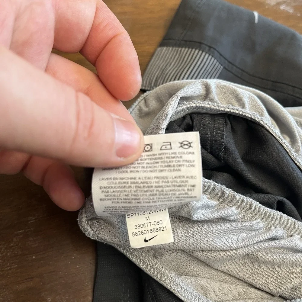Nike Dri-FIT Challenger Running Shorts Mens M Gray 7